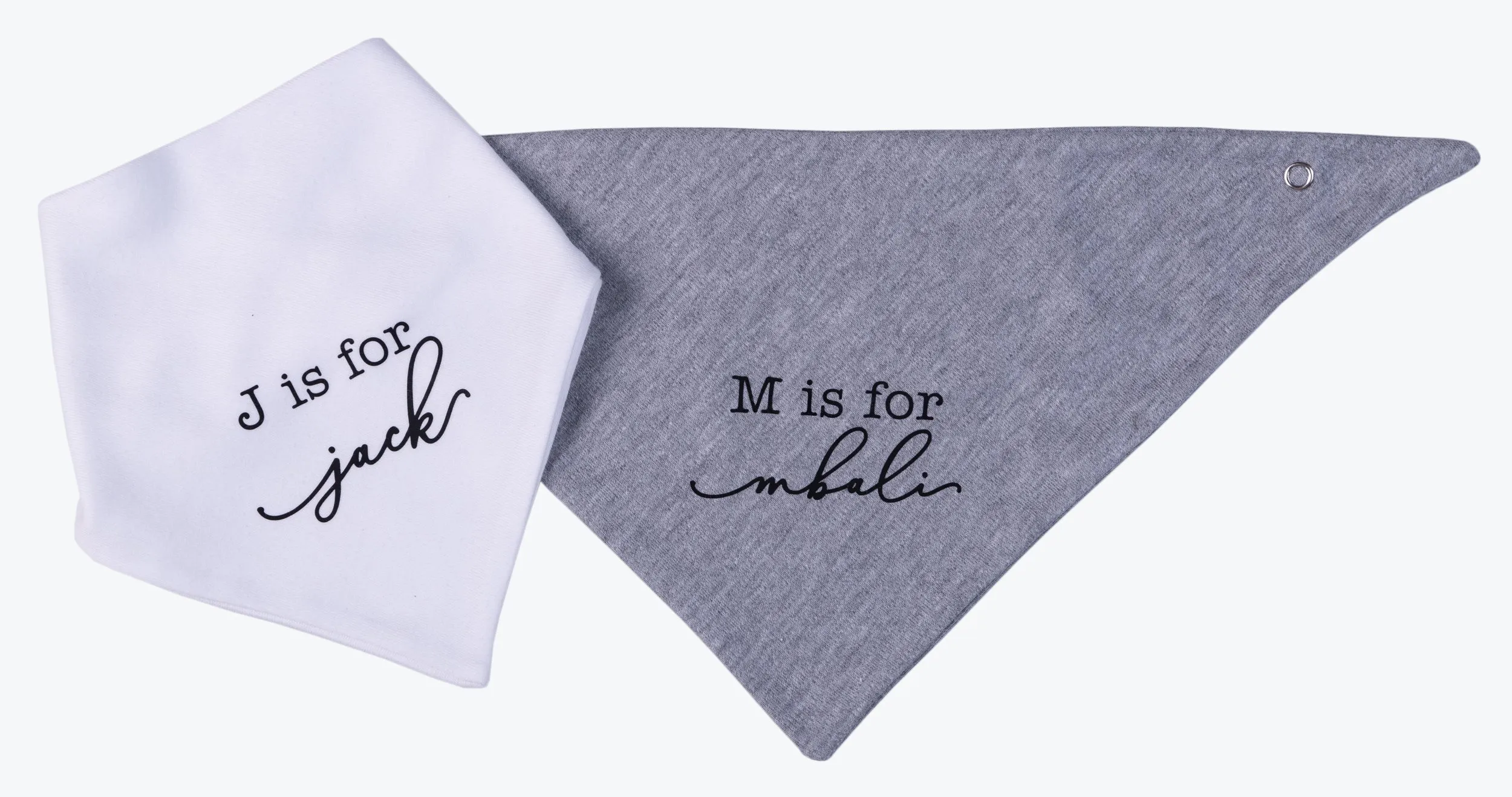 Personalised Baby Printed Bandanna Bib