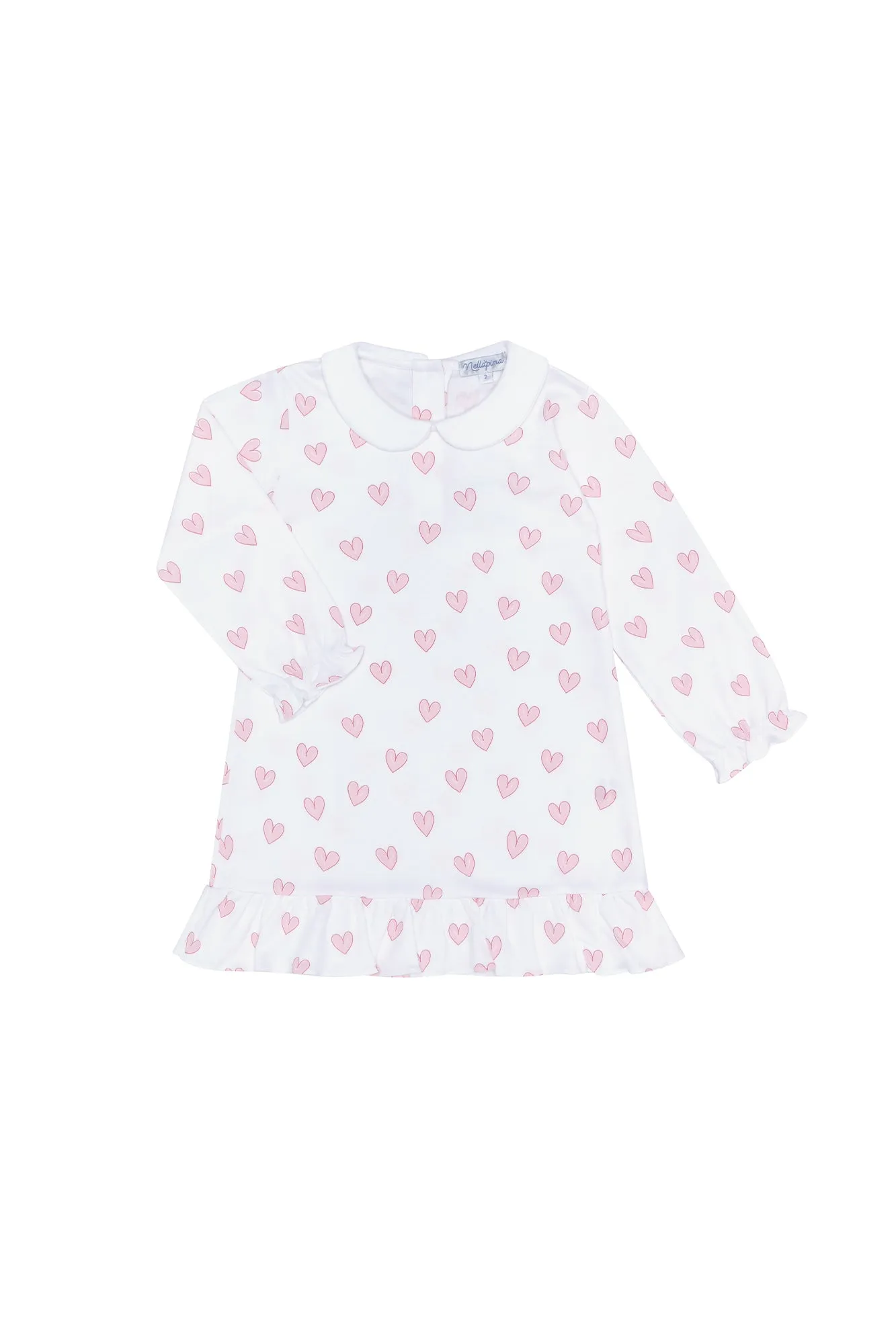 Pink Heart Print Long Sleeve Playtime