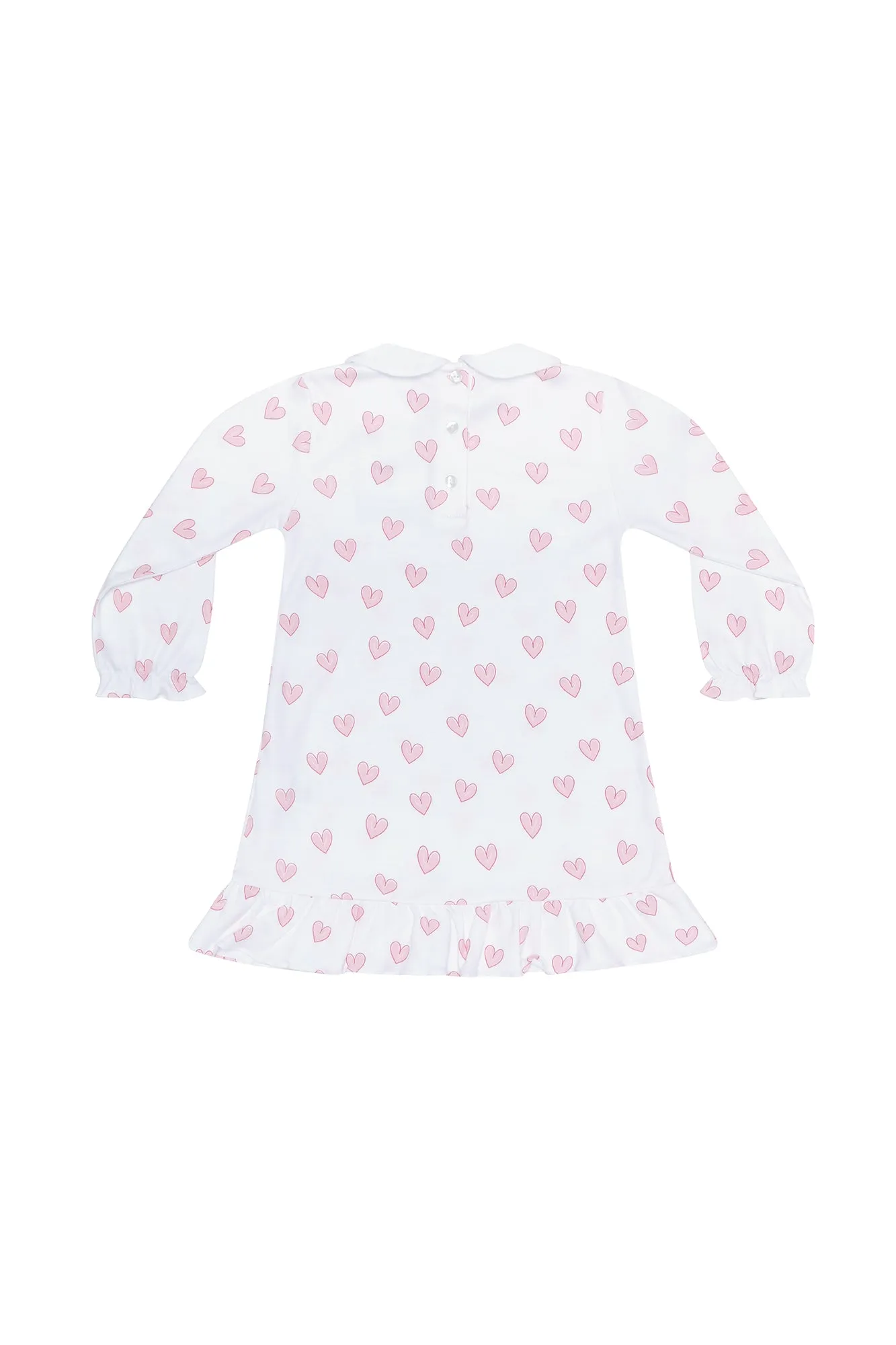 Pink Heart Print Long Sleeve Playtime