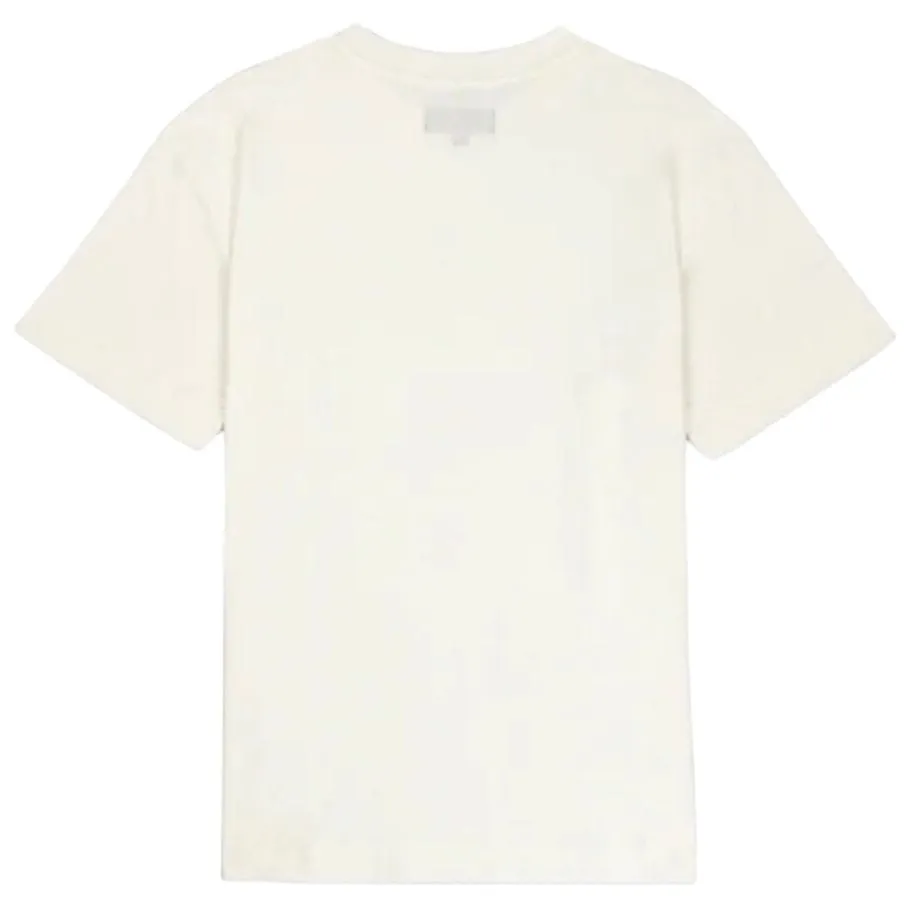 Purple Brand Textured Wordmark SS Coconut Milk Tee (Off White)