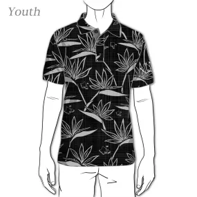 Shave Ice Birdies - OGA Youth Polo - Black