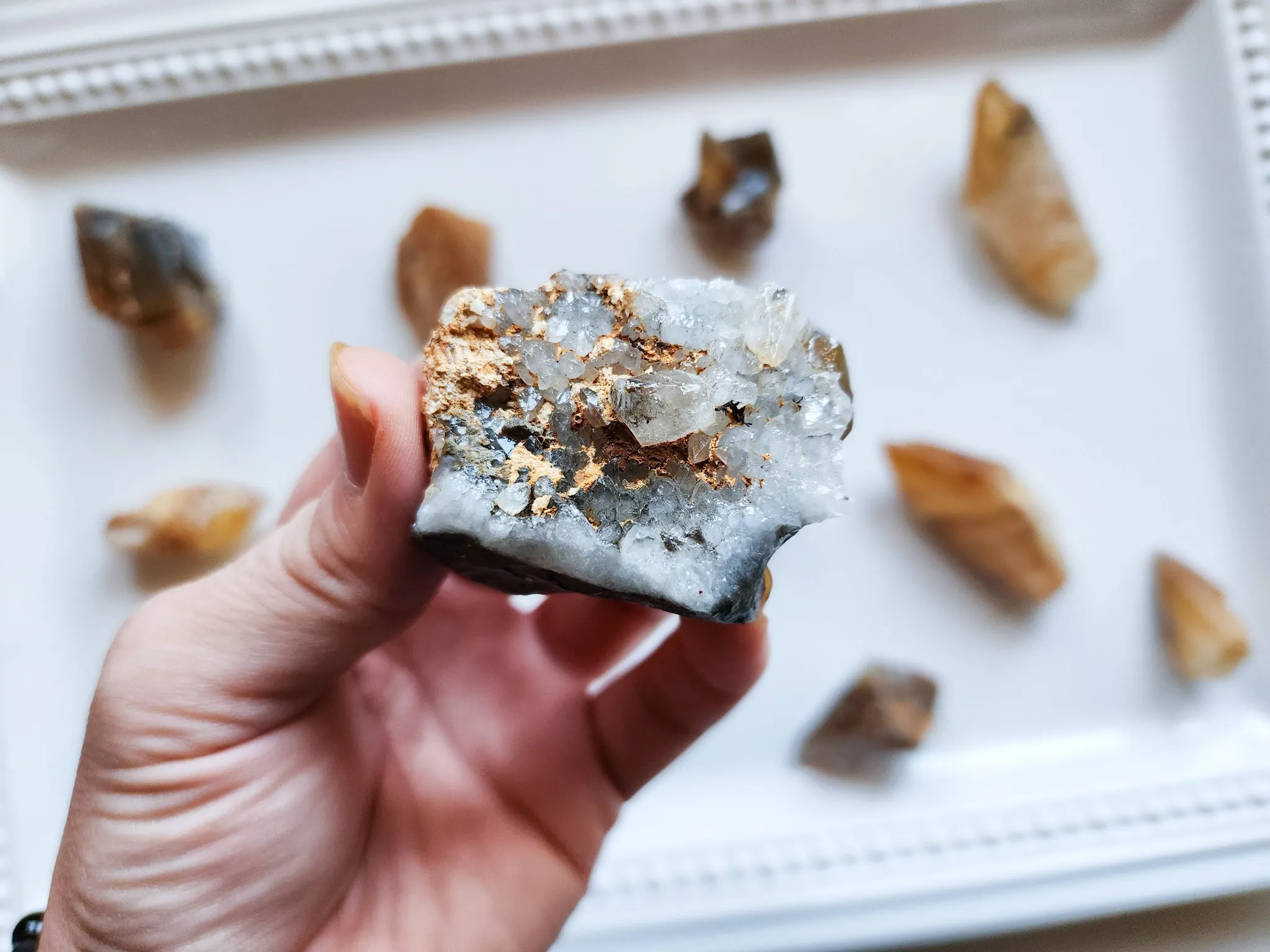 Stellar Beam Calcite Premium Grade || Morocco