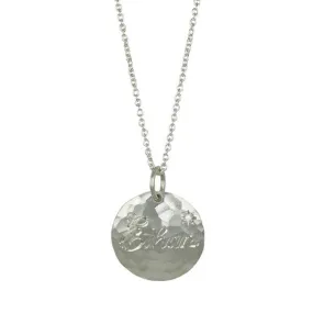 Sterling Silver Ethan Customizable Pendant Necklace with Diamond