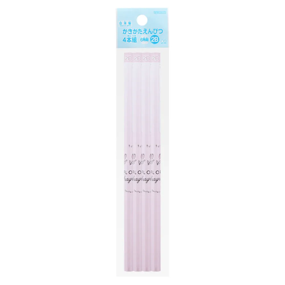 Sun-Star Hexgonal Pencils 2B (4pcs)