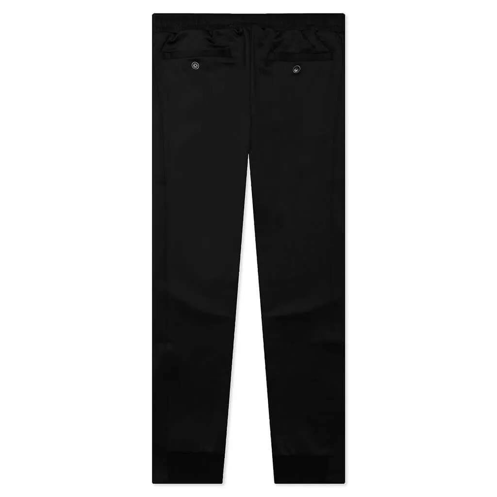 Tapered Fit Chromatic Jogger Pants - Black