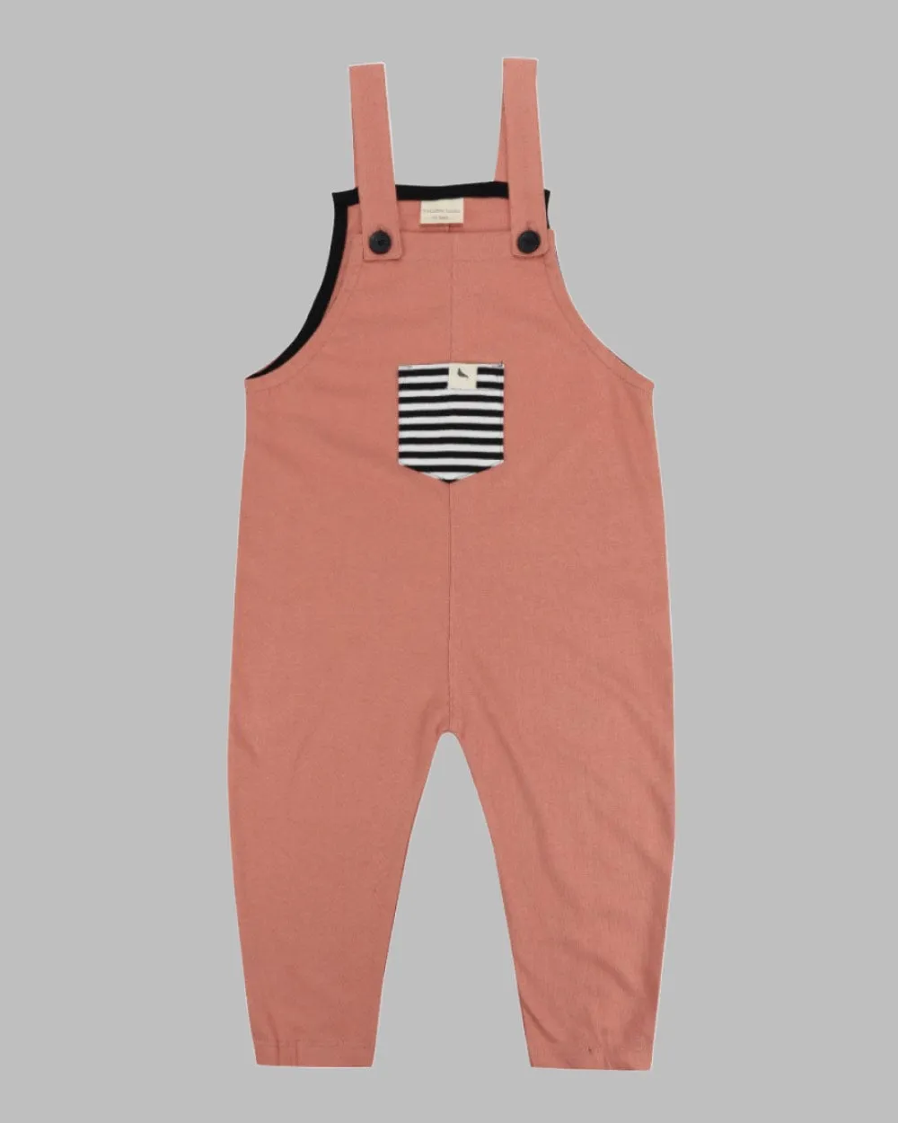 Terracotta Plain Dungarees