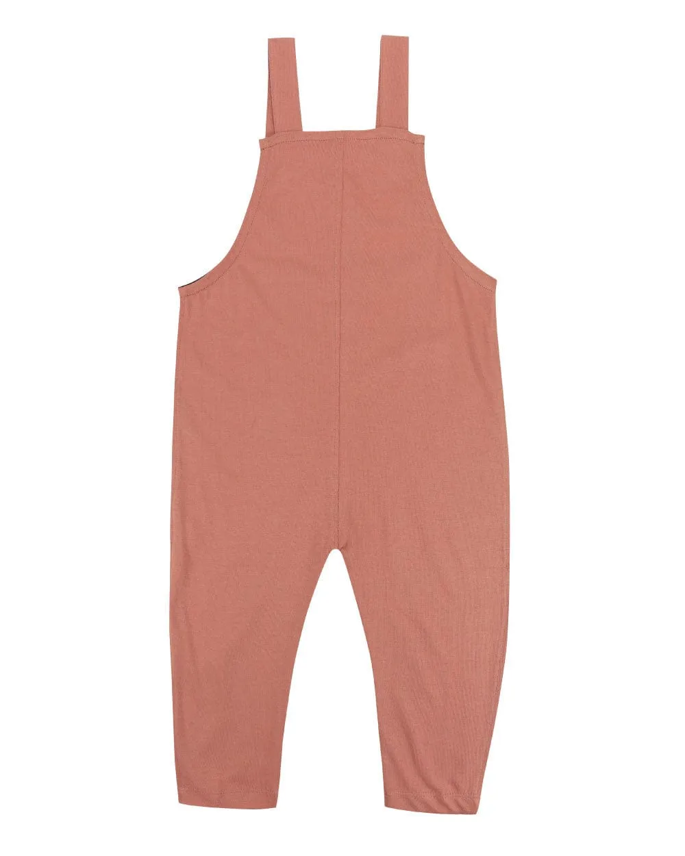 Terracotta Plain Dungarees