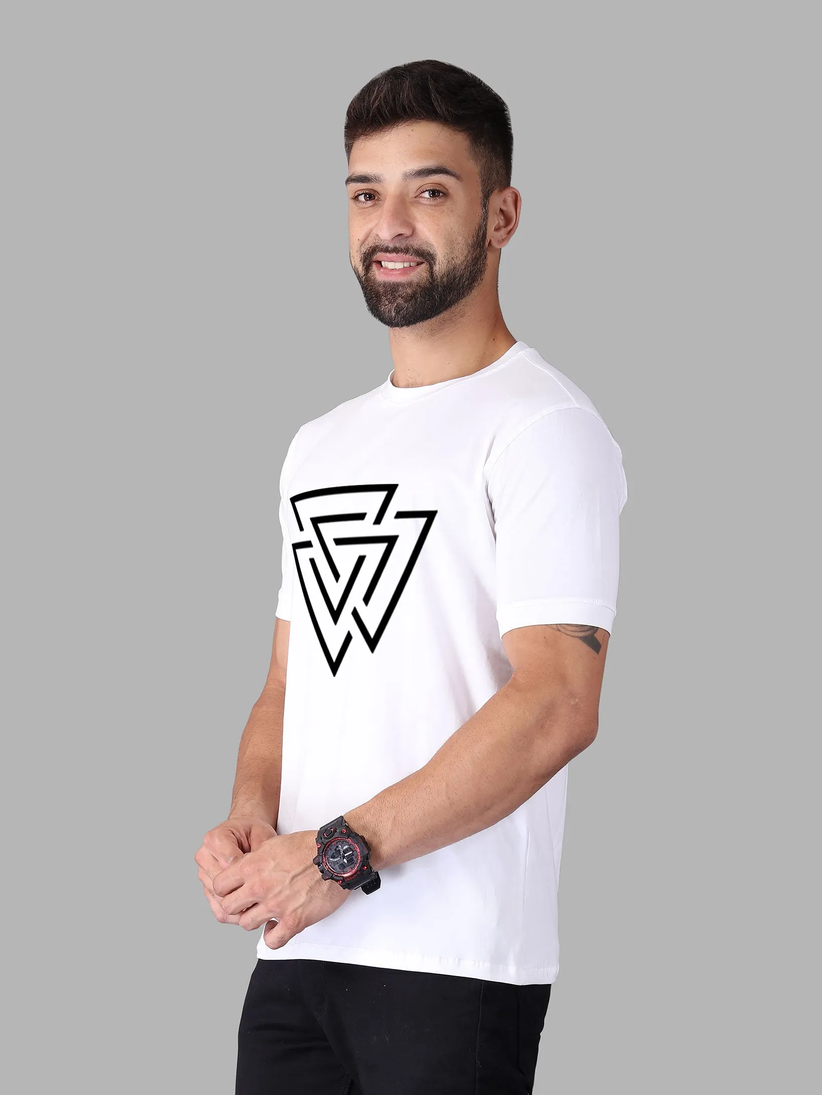 Tri Triangle Crew Nack T-Shirt