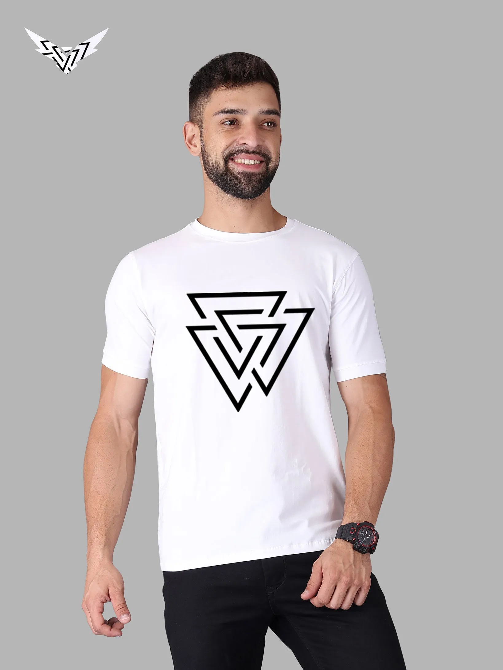 Tri Triangle Crew Nack T-Shirt