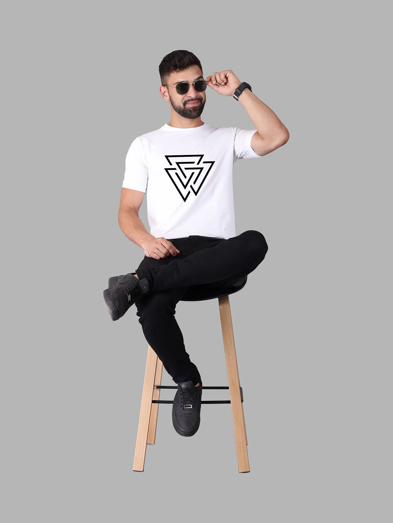 Tri Triangle Crew Nack T-Shirt