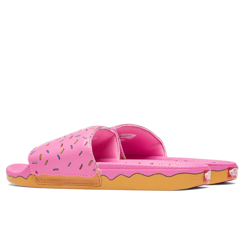 Vans x The Simpsons Slide-On - Doh'nut Pink